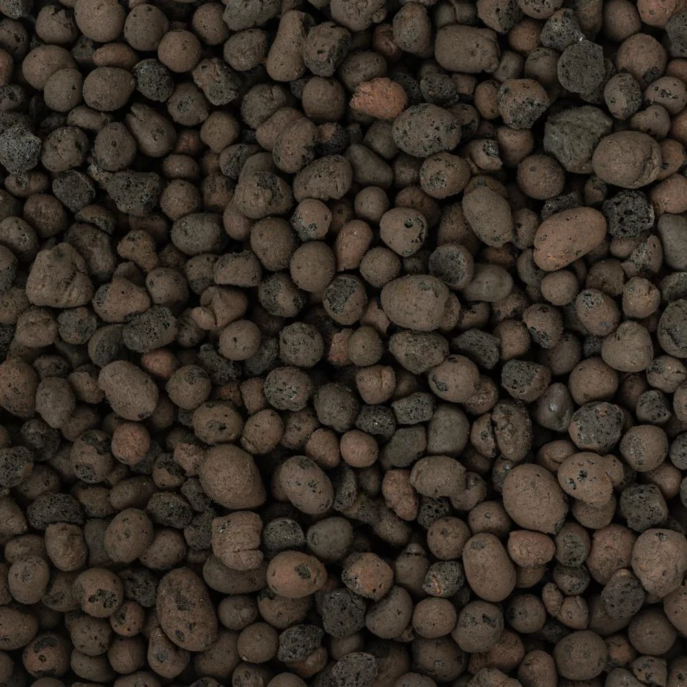 Bolas de arcilla expandida utilizadas como componente mineral