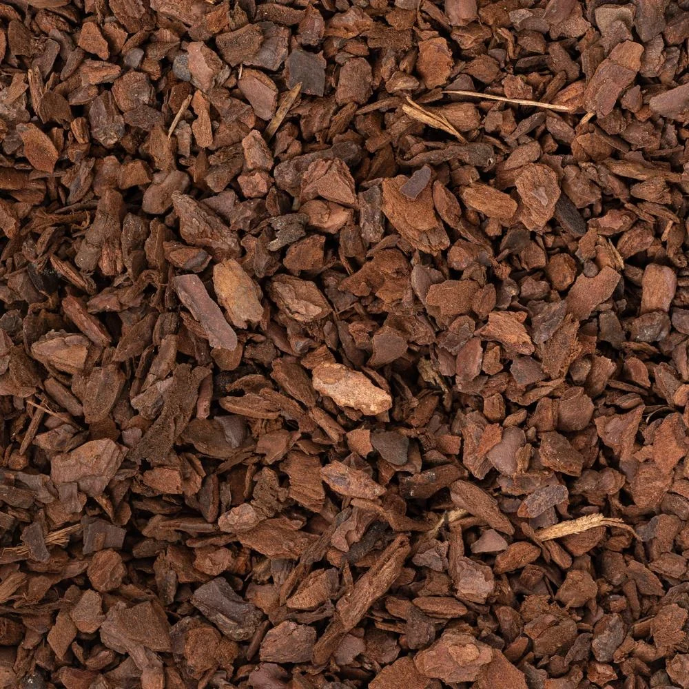Mezcla aireada de materiales utilizados como sustrato para orquídeas